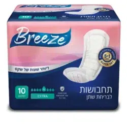 תחבושות לבריחת שתן פדים בריז אקסטרא