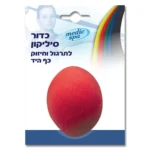 כדור סיליקון לפיזיותרפיה אדום חזק